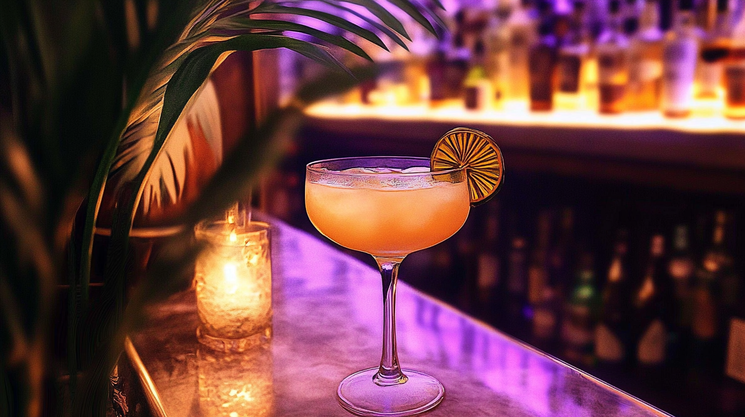 A image of a concrete sphere, balanced between two other larger spheres